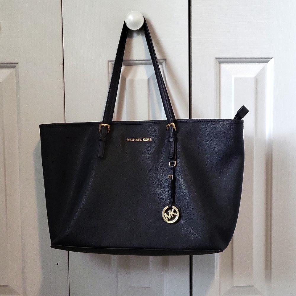 Michael Kors Black Shoulder Work Bag